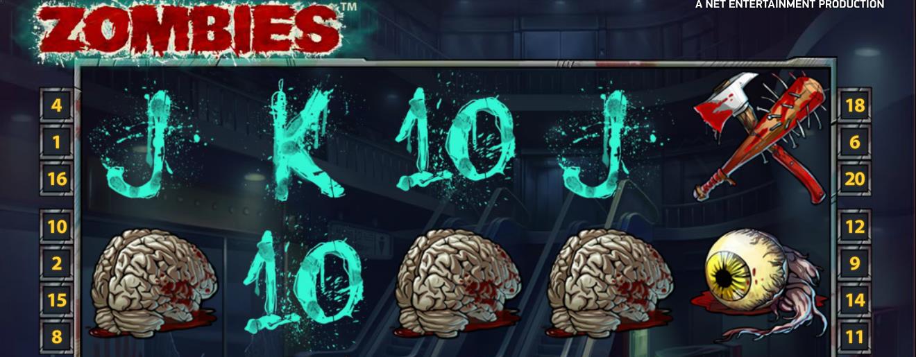 Zombies spilleautomater NetEnt  norskcasino1.com